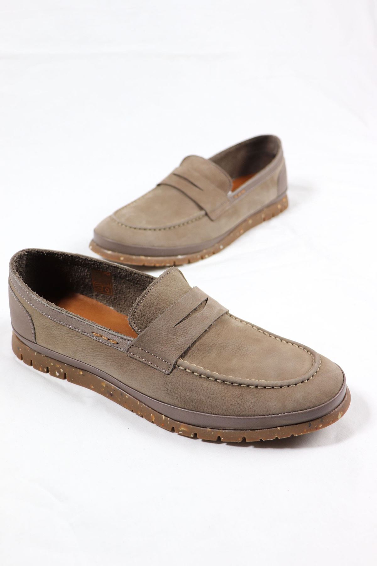 Freefoot - 220161 - Vizon Süet Deri Erkek Ayakkabı 