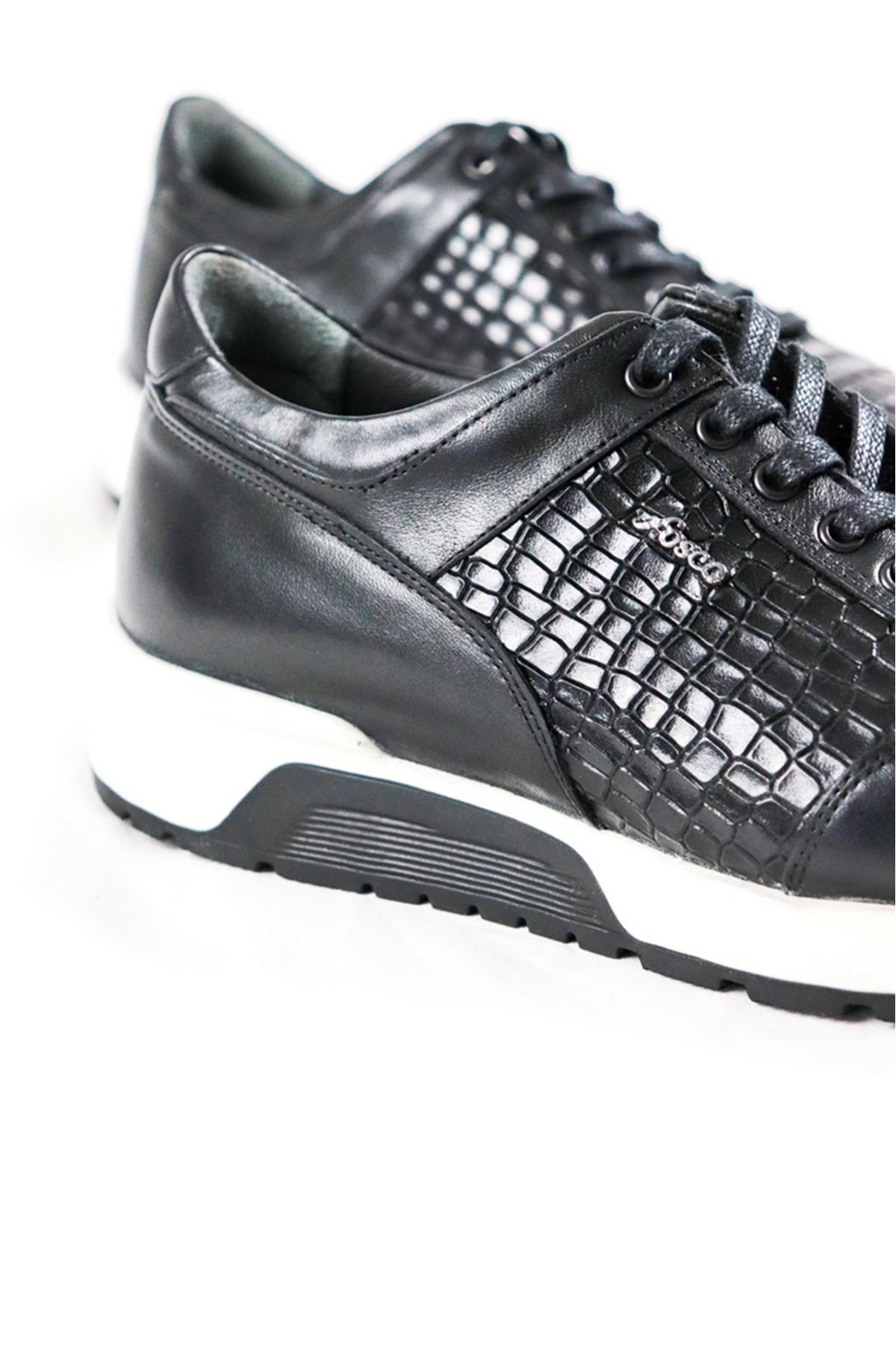 Fosco - 2550 Siyah Erkek Sneakers