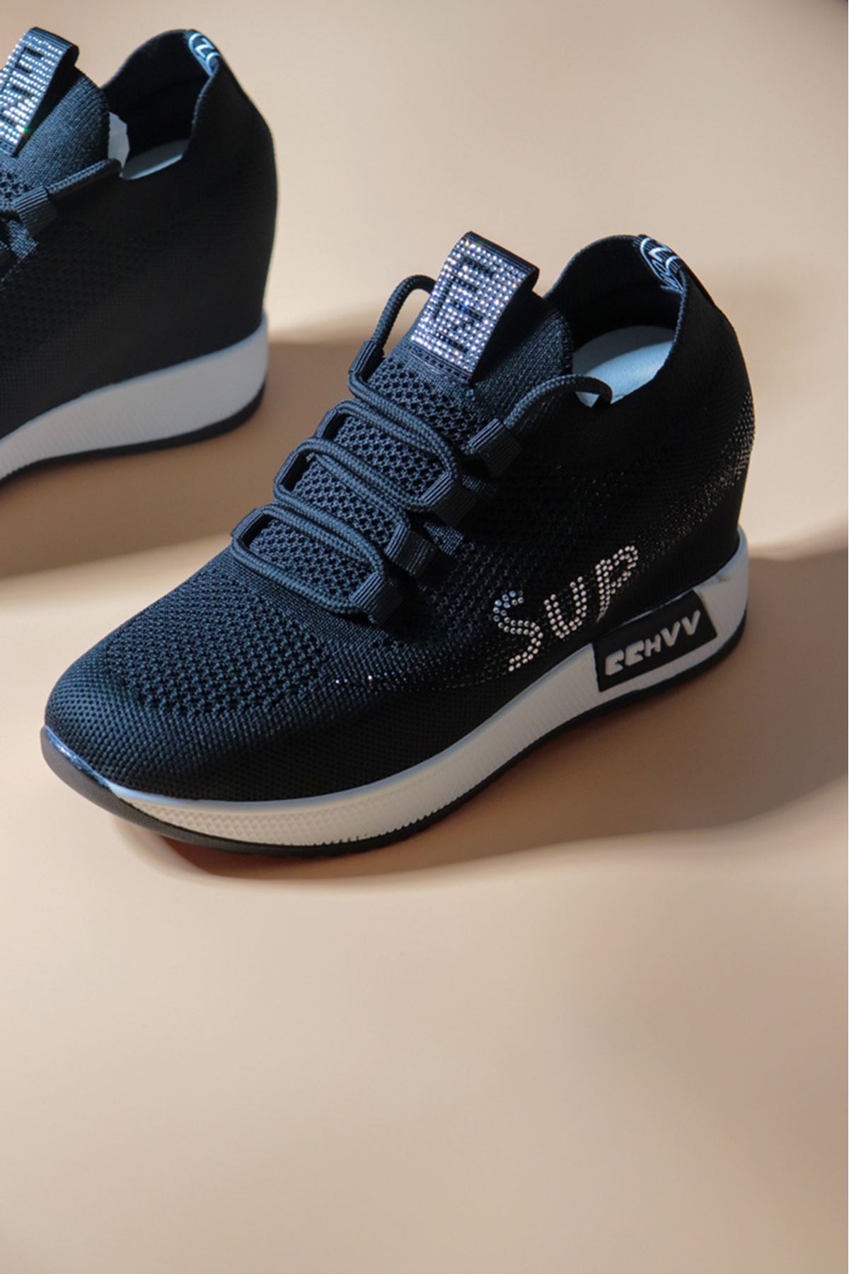 Guja - 22Y305 - Siyah Sneakers Kadın Ayakkabı 