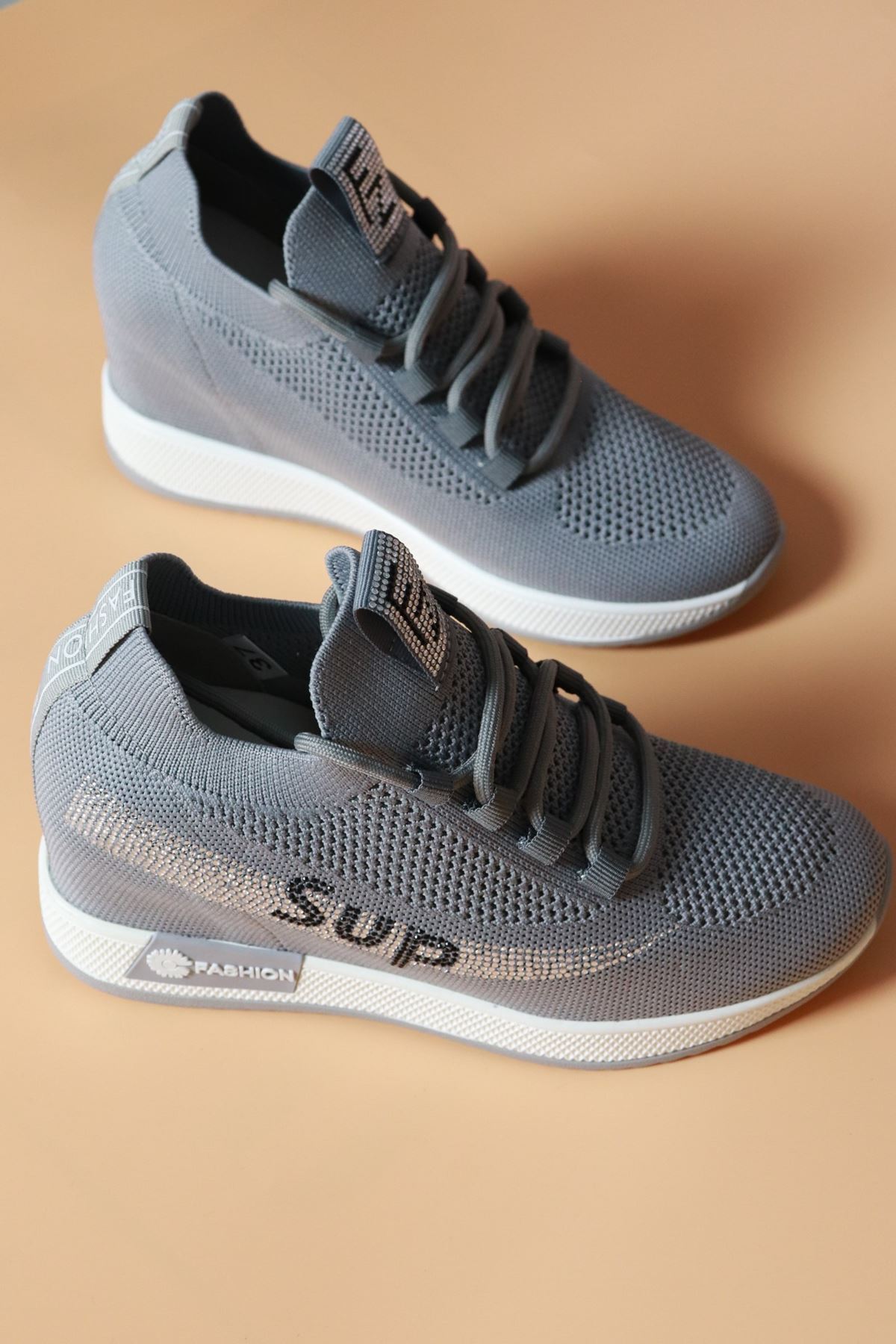 Guja - 22Y305 - Gri Sneakers Kadın Ayakkabı 