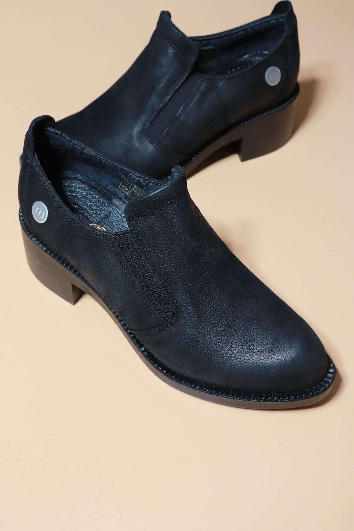 Mammamia - D21KA-250 Siyah Nubuk Kadın Casual Ayakkabı